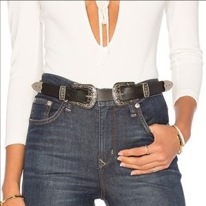 Double buckle belt